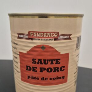 Sauté de porc à la pâte de coing